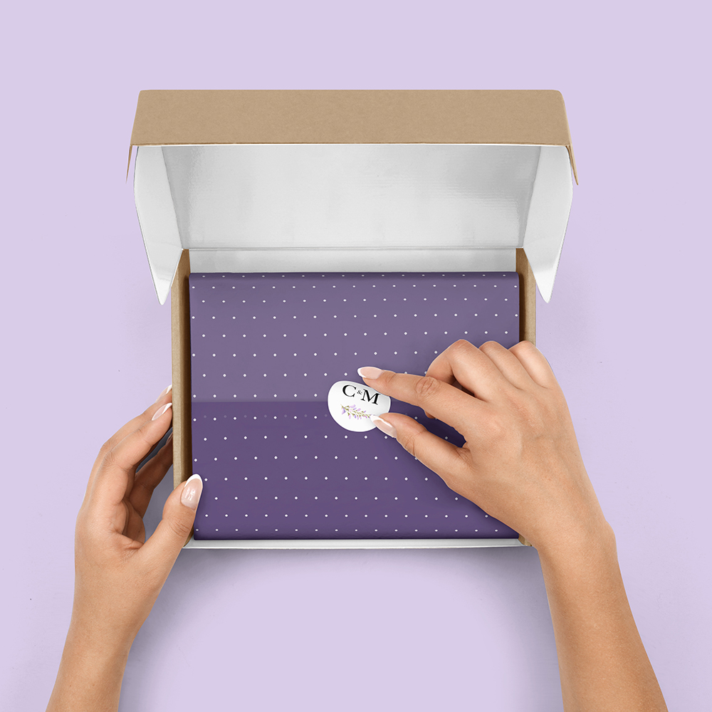 Pack of 'Wisteria' Stickers