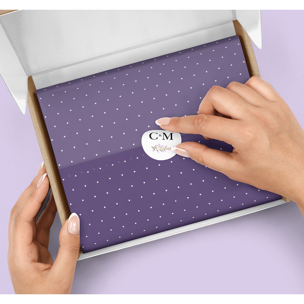 Pack of 'Wisteria' Stickers