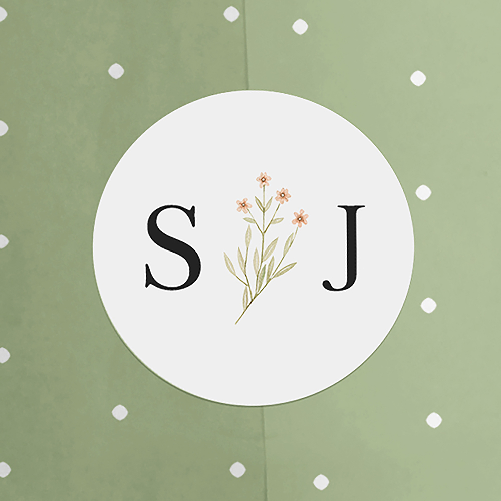 Pack of 'Woodland Floral' Stickers