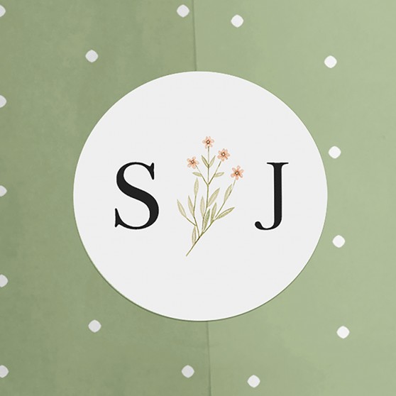 Pack of 'Woodland Floral' Stickers