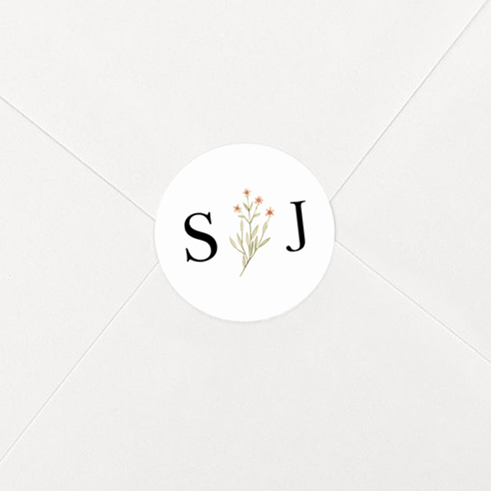 Pack of 'Woodland Floral' Stickers