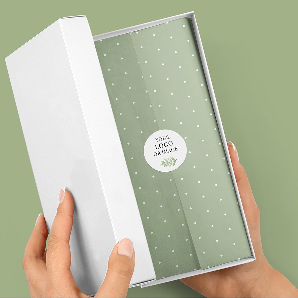 Pack of Custom 'Your Logo Here' Stickers