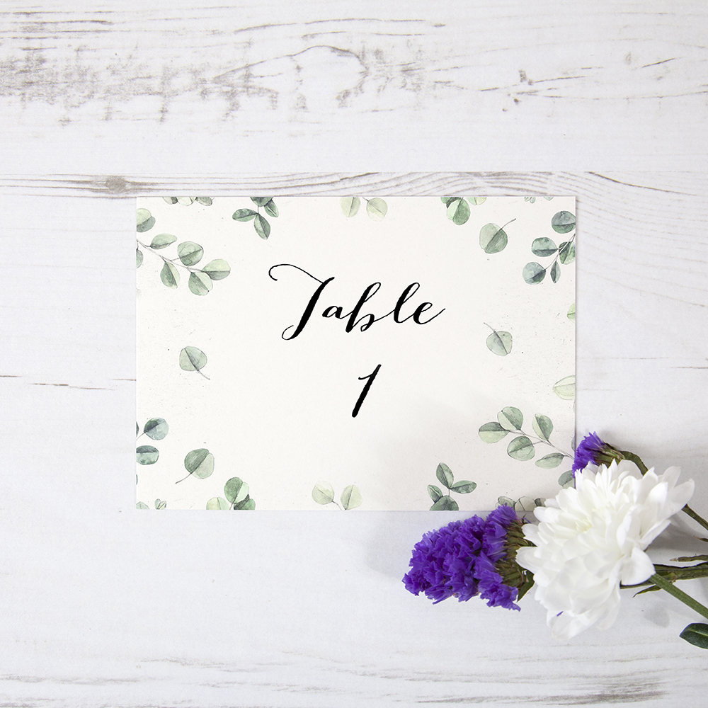 'Eucalyptus' Table Name/Number