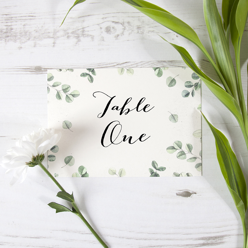 'Eucalyptus' Table Name/Number