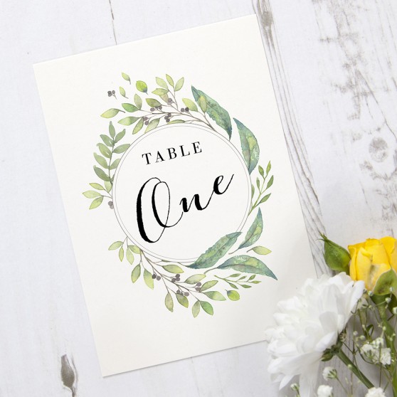 'Imogen Portrait' Table Name/Number