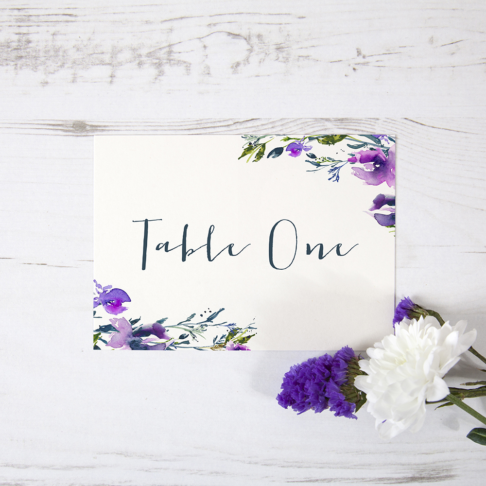 'Midnight Iris' Table Name/Number