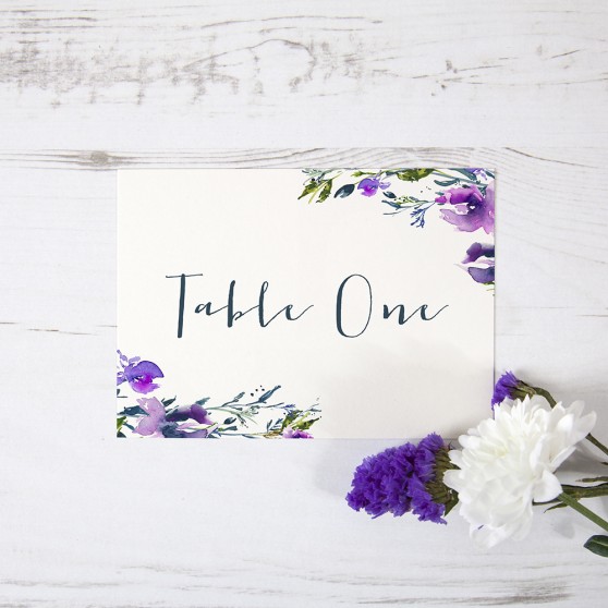 'Midnight Iris' Table Name/Number