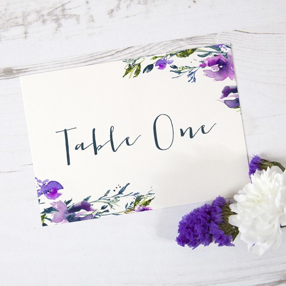 'Midnight Iris' Table Name/Number