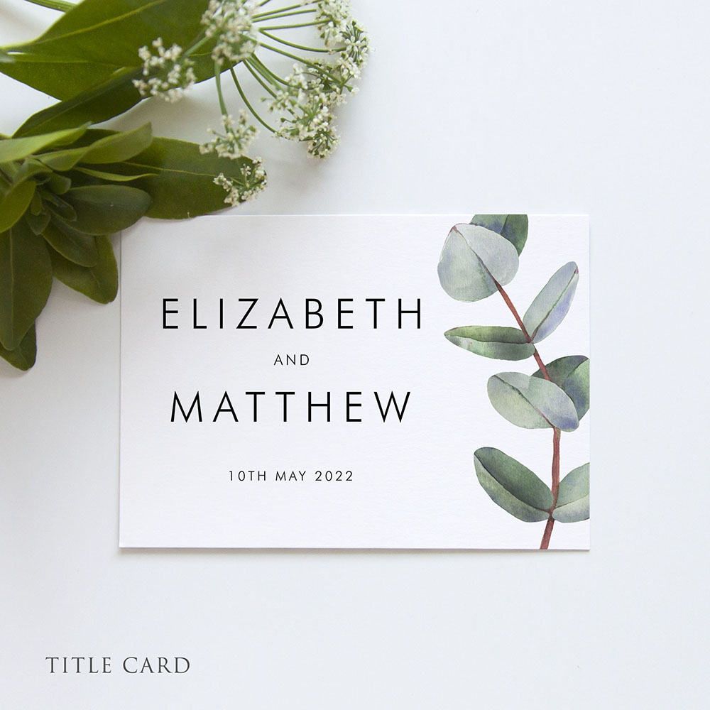 'Campagna Eucalyptus CP02' Table Plan Card Sample