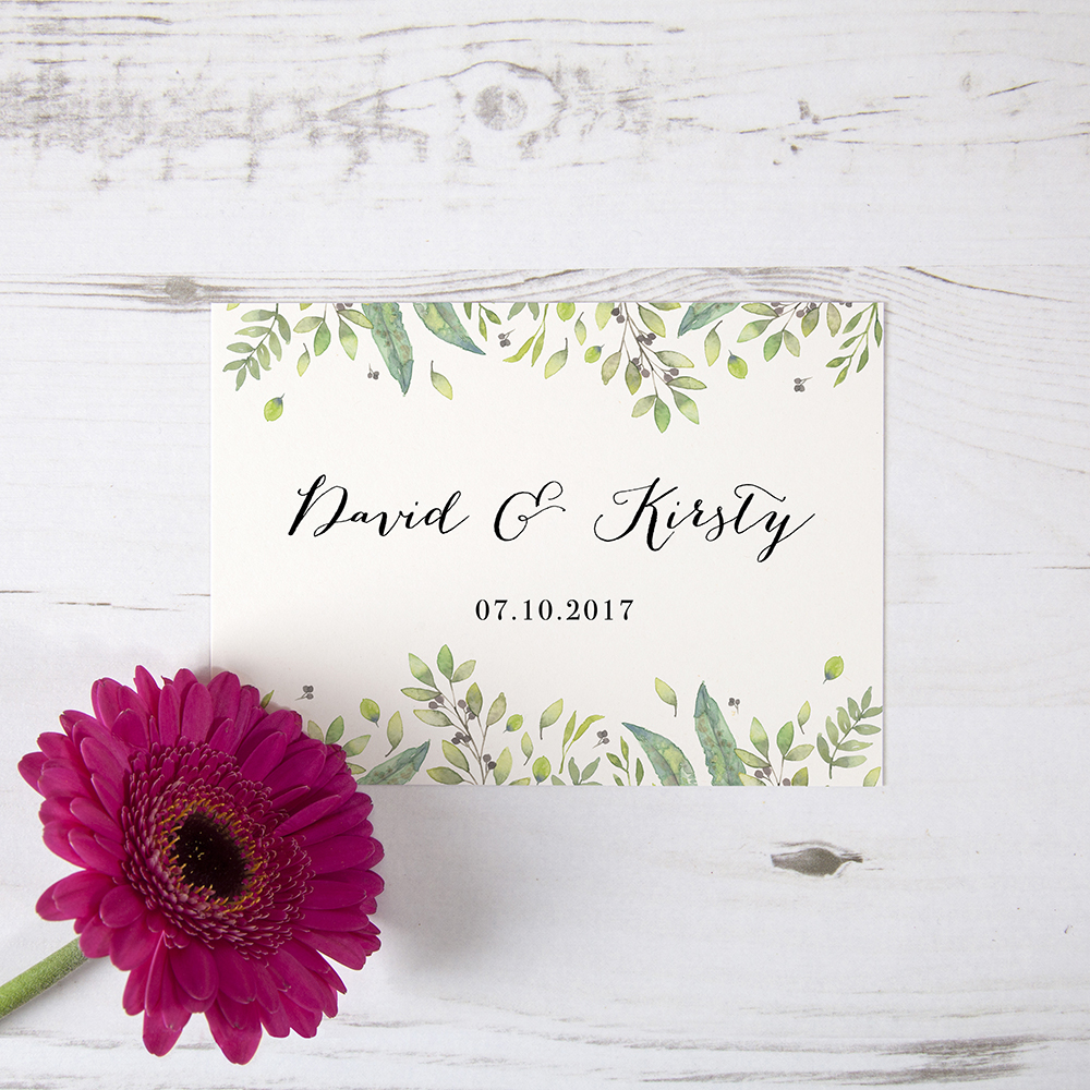 'Imogen' Table Plan Cards