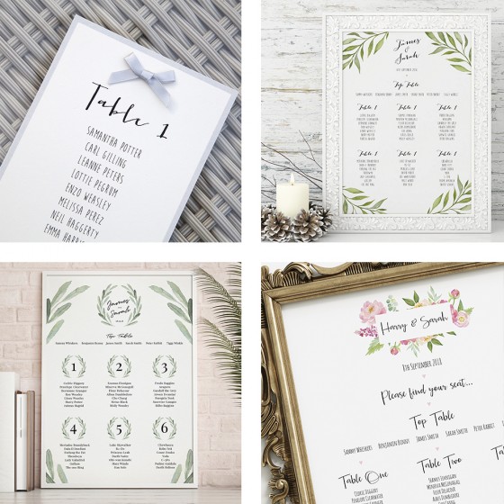 All Wedding Table Plans