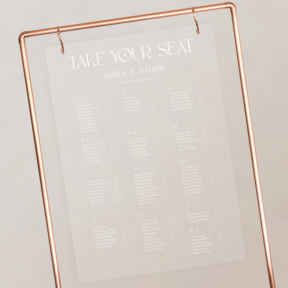 'Moon & Stars' Large Table Plan A2/A1