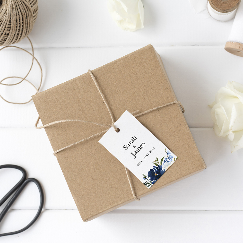 'Blue Velvet' Favour Tags