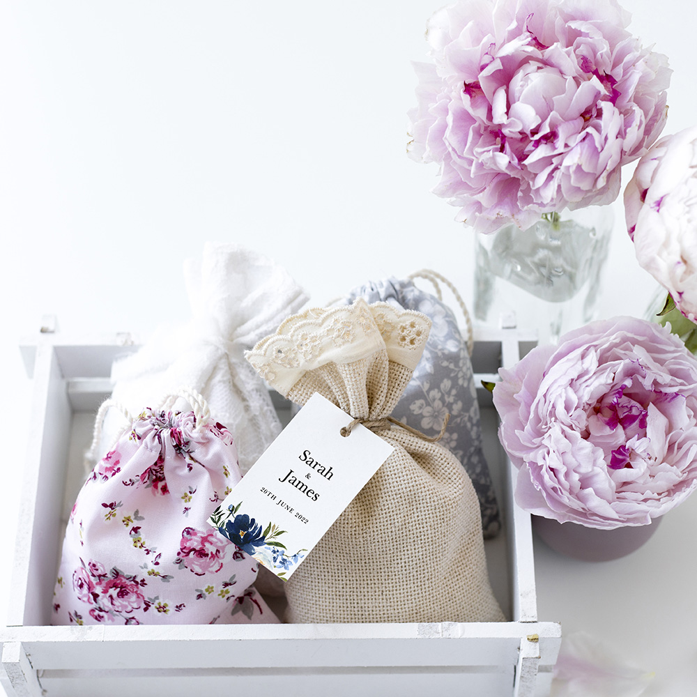 'Blue Velvet' Favour Tags