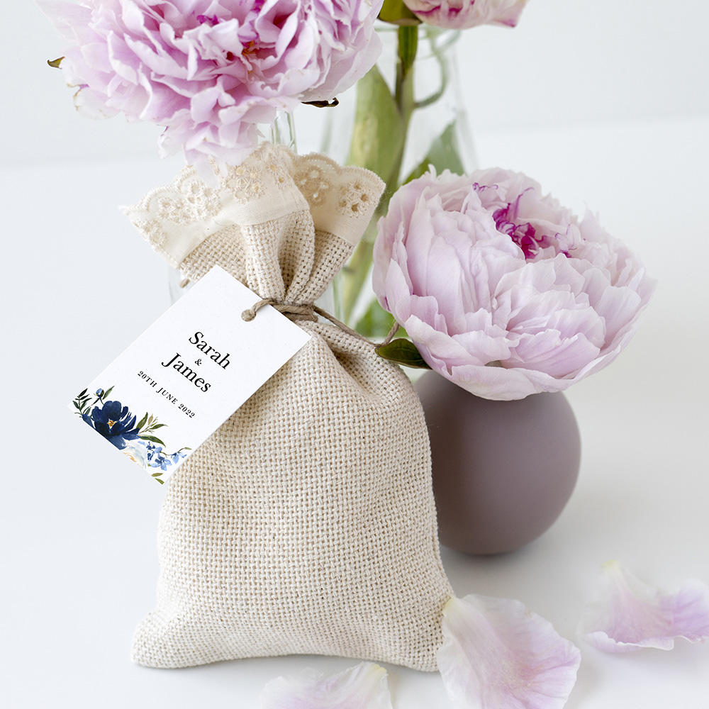 'Blue Velvet' Favour Tags