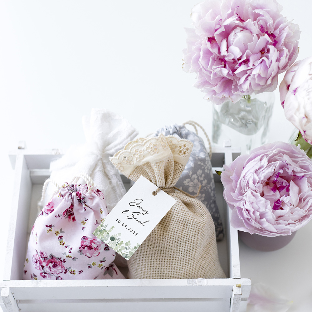 'Classic Eucalyptus' Favour Tags