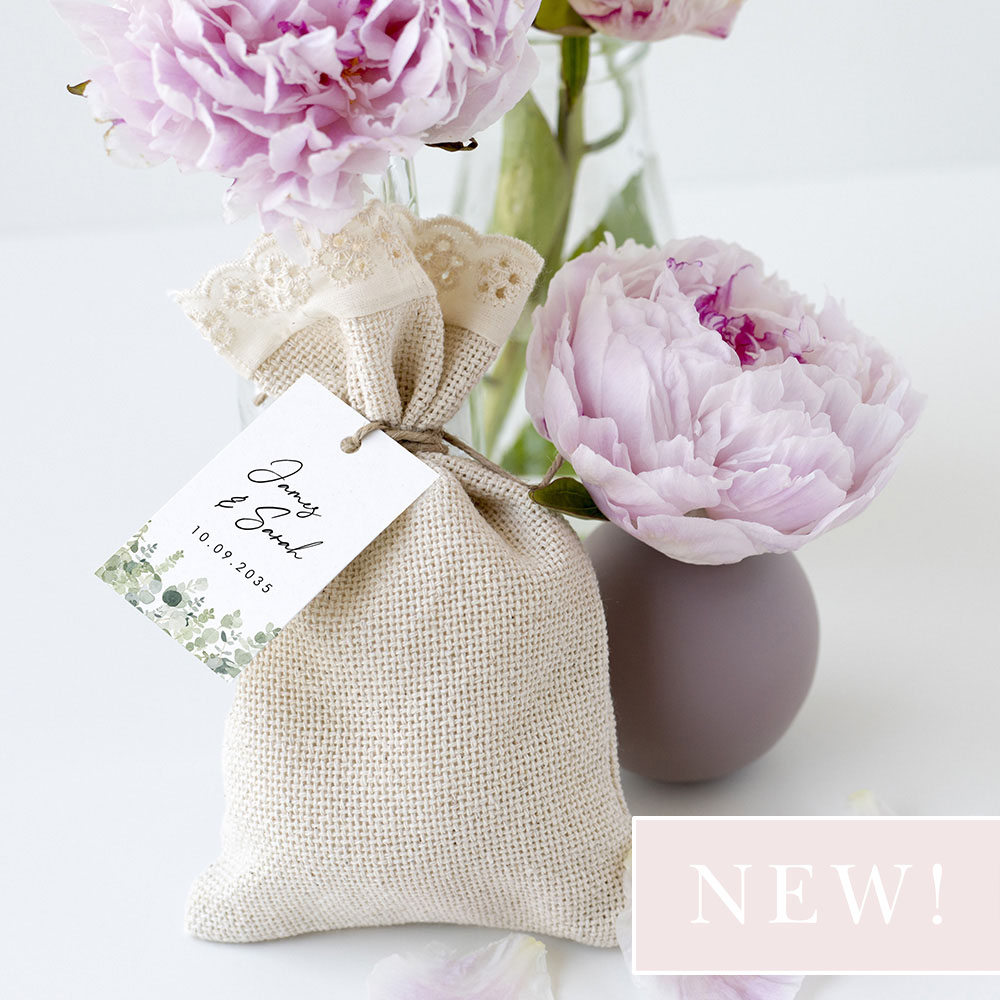 'Classic Eucalyptus' Favour Tags