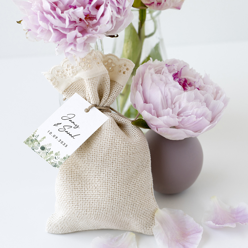 'Classic Eucalyptus' Favour Tags