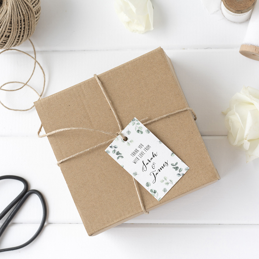 'Eucalyptus' Favour Tags