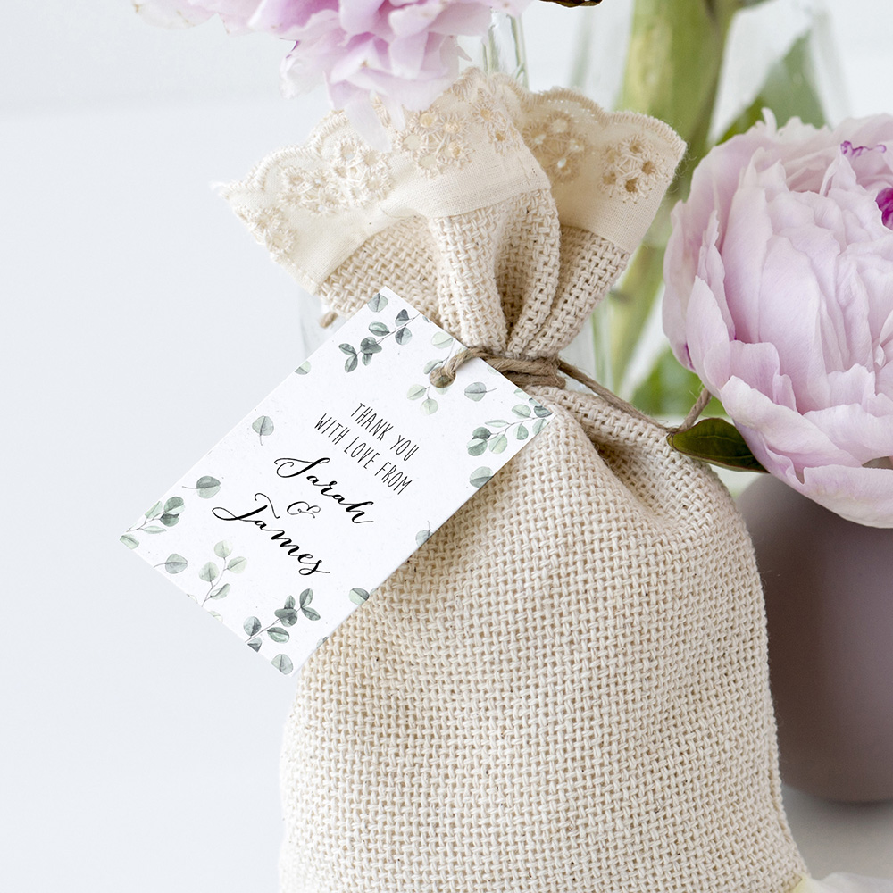 'Eucalyptus' Favour Tags