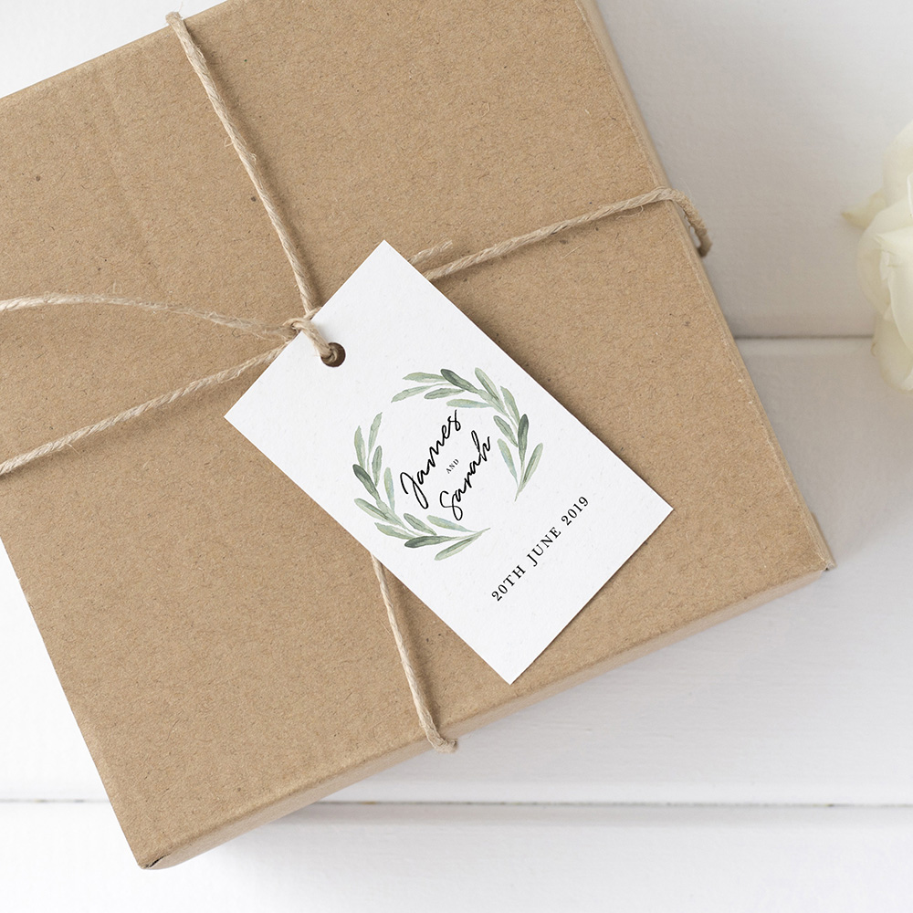'Olive' Favour Tags