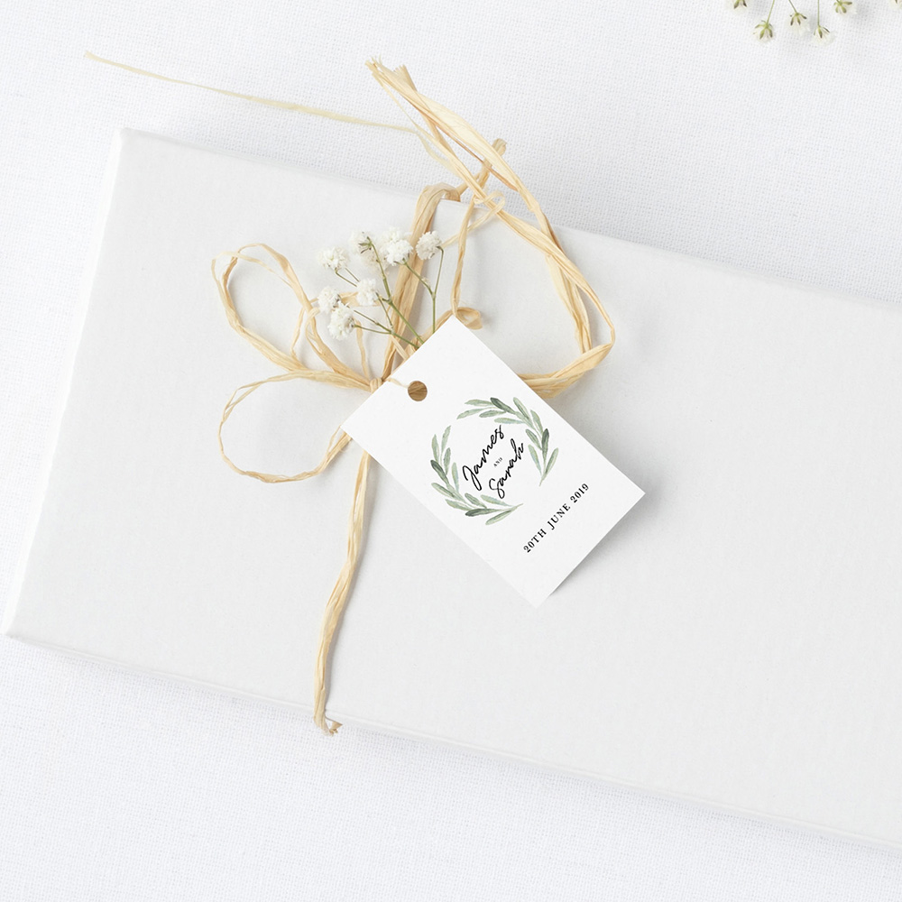 'Olive' Favour Tags