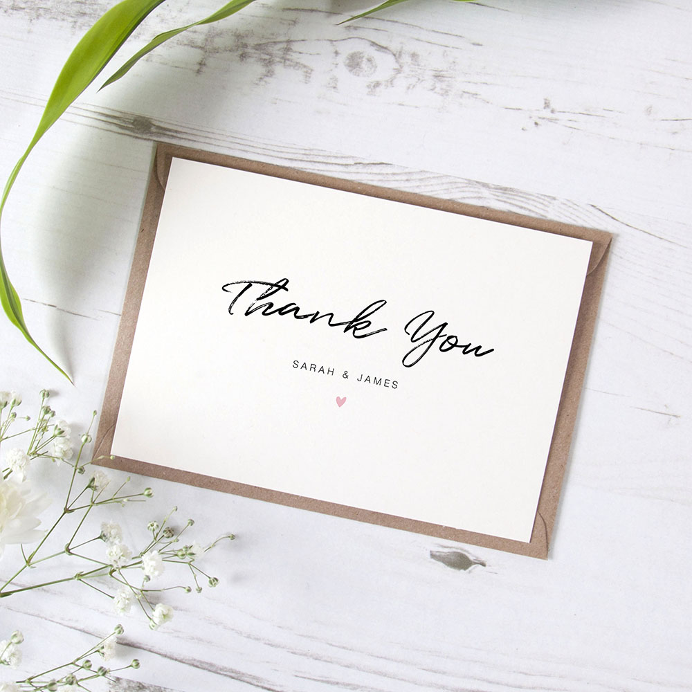 'Amanda' Standard Thank You Card