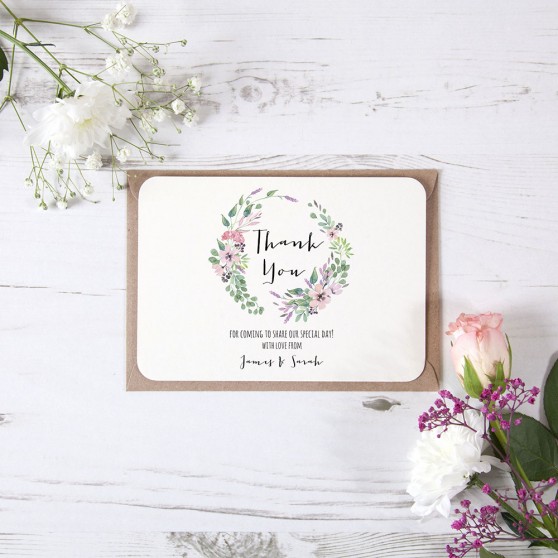 'Chloe' Standard Thank You Card