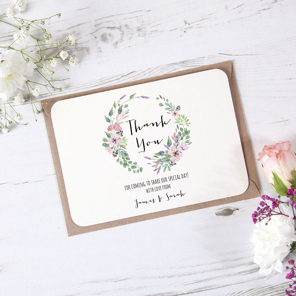 'Chloe' Standard Thank You Card