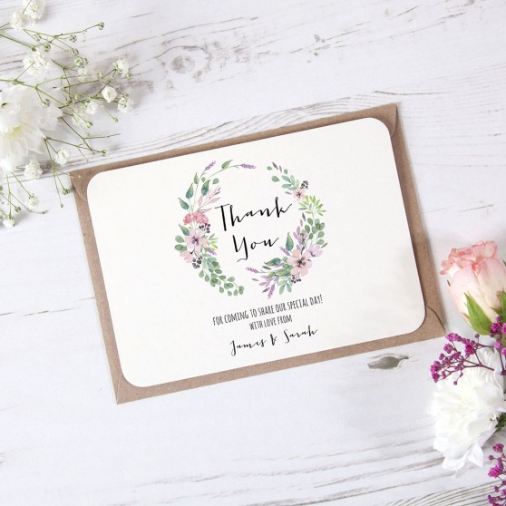 'Chloe' Standard Thank You Card