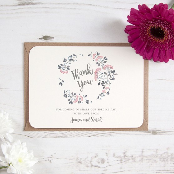 'Felicity' Standard Thank You Card