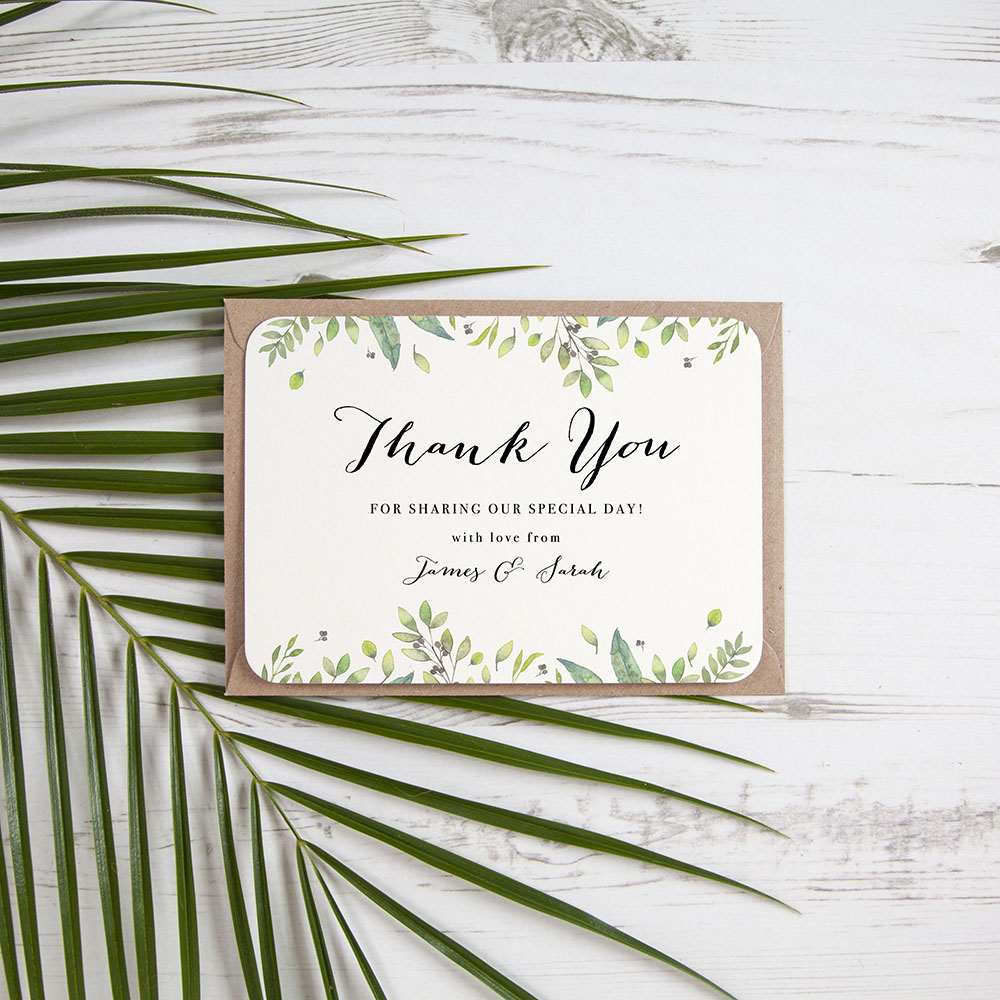 'Imogen' Standard Thank You Card